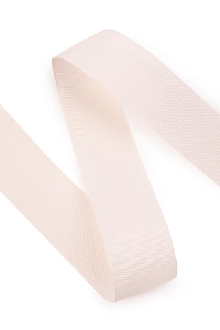 Grosgrain Ribbon Belt In Powder Pink