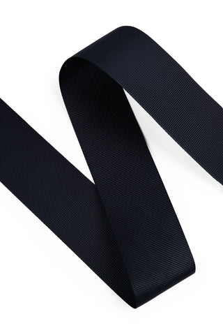 Grosgrain Ribbon Belt In Black