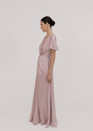 Camilla Bridesmaid Dress in Smoked Blush