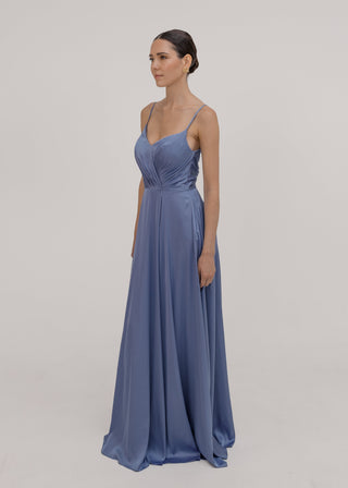 Isla Bridesmaid Dress in French Blue