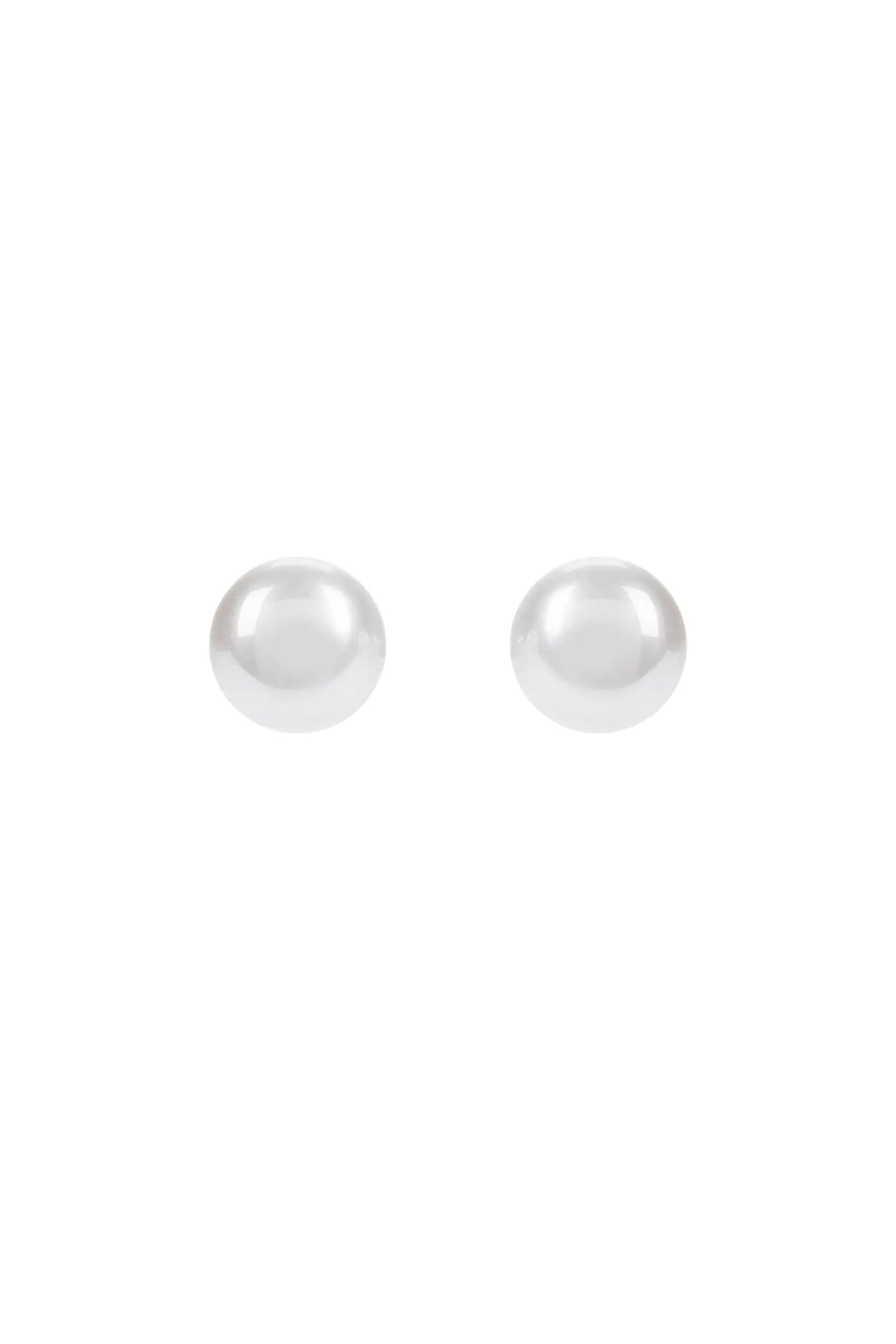 The TH&TH 10mm Pearl Stud Earrings are displayed on a plain white background—perfect as classic wedding earrings or timeless bridal jewellery.
