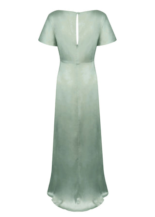 Camilla Bridesmaid Dress in Sage Green Satin