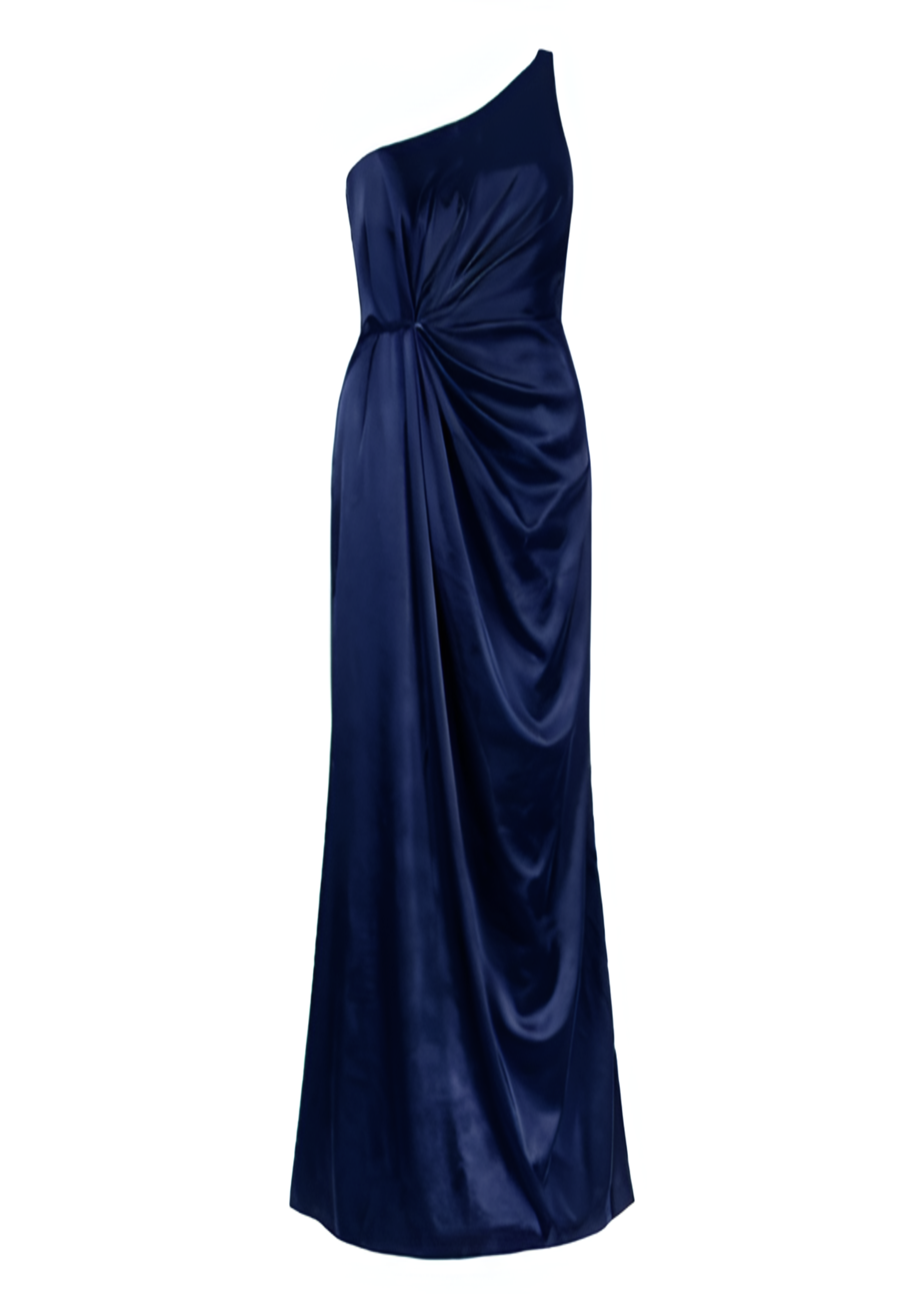 Greta Bridesmaid Dress in Navy Satin