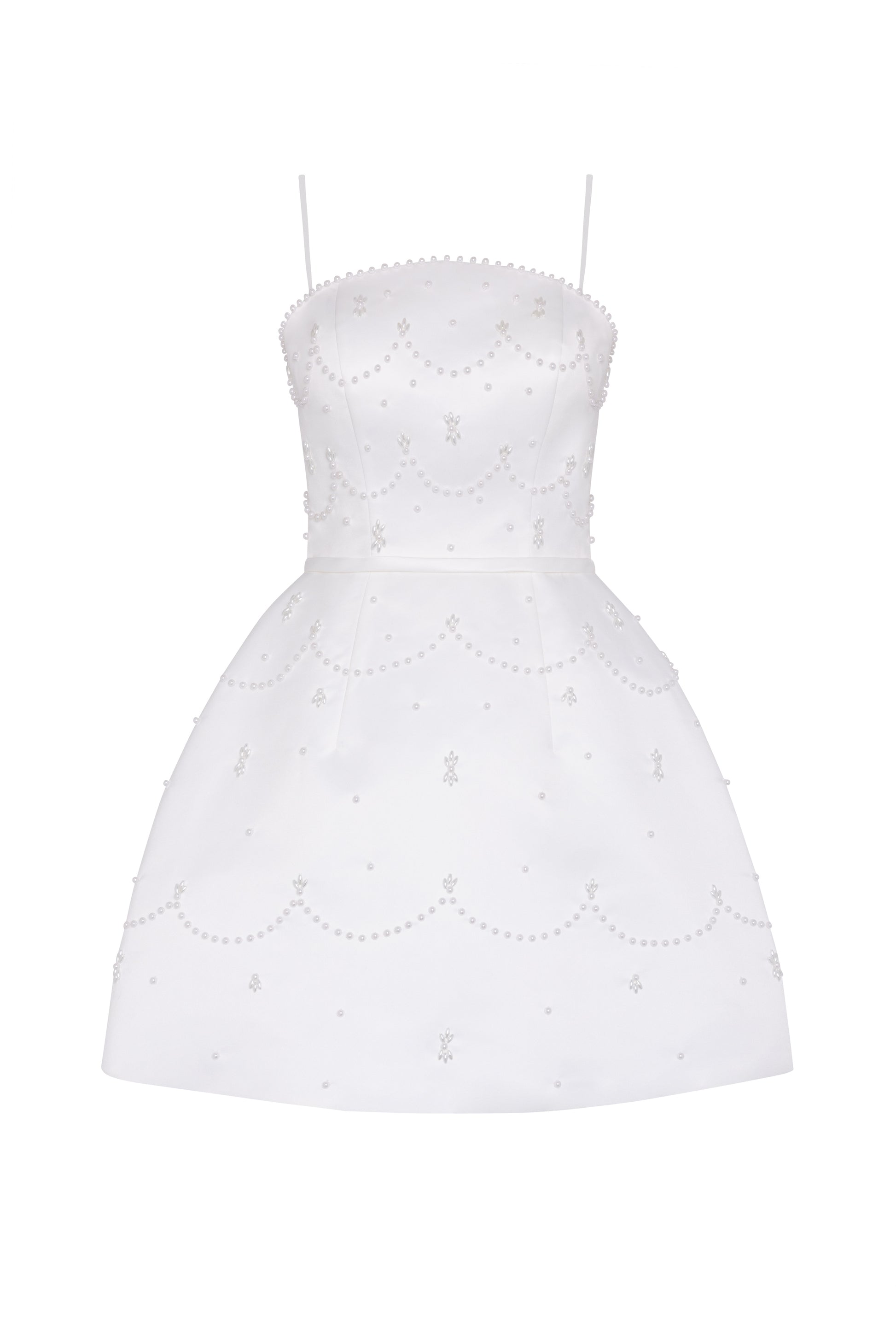 Pearl Bridal Mini Dress in Ivory Pearl Bridal Mini Dress in Ivory