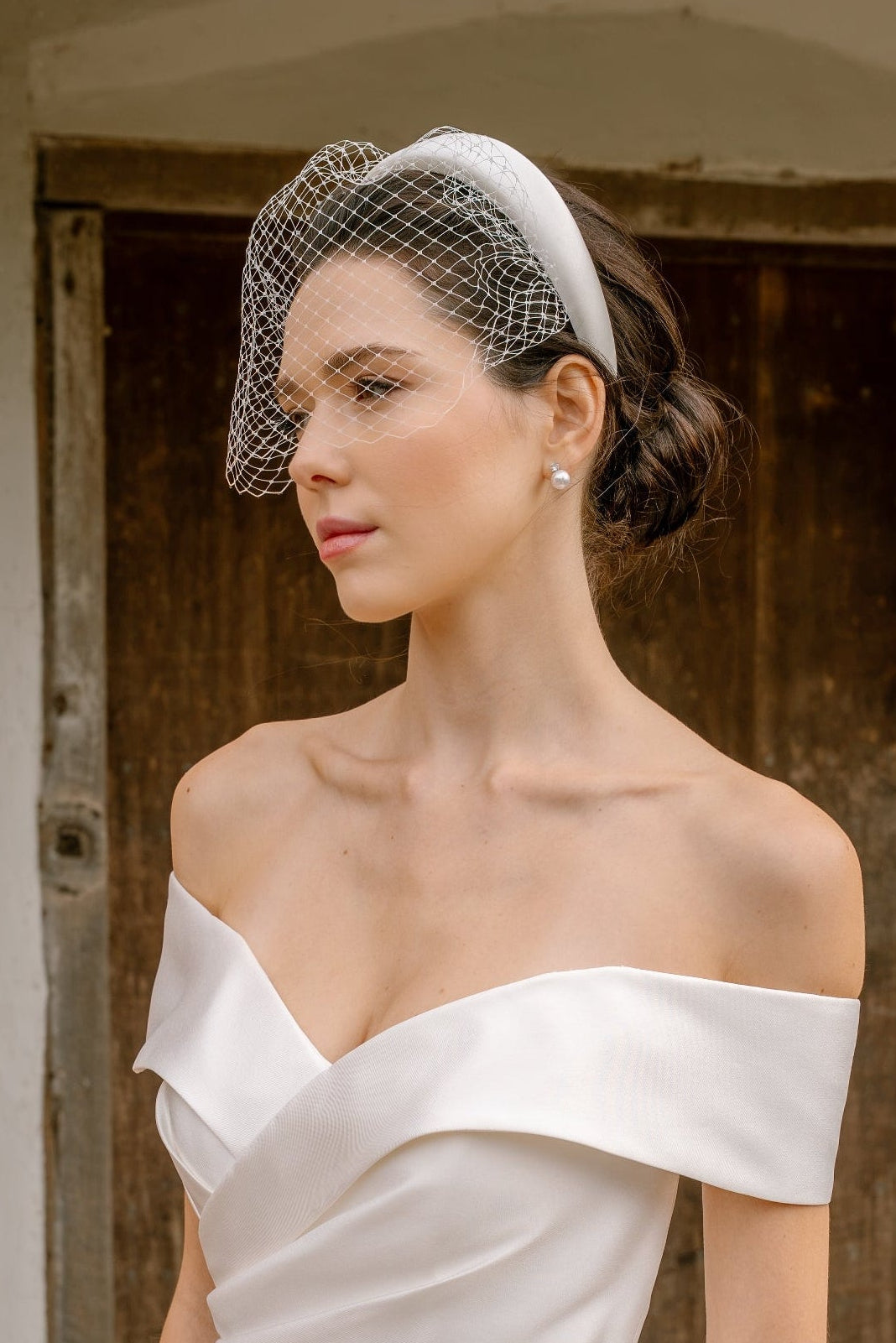 Cavendish Headband with Birdcage