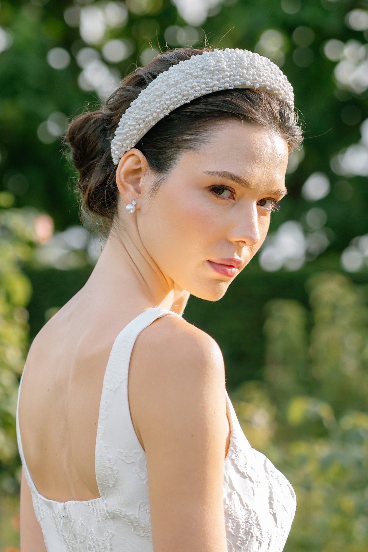 Fletcher Pearl Bridal Headband