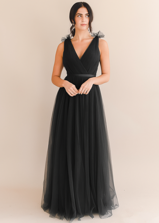 Grace Bridesmaid Dress in Black