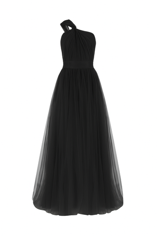 Luna Bridesmaid Dress in Black