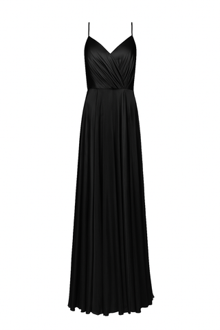 Isla Bridesmaid Dress in Dusty Eucalyptus Satin