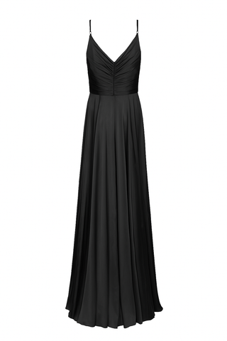 Isla Bridesmaid Dress in Black