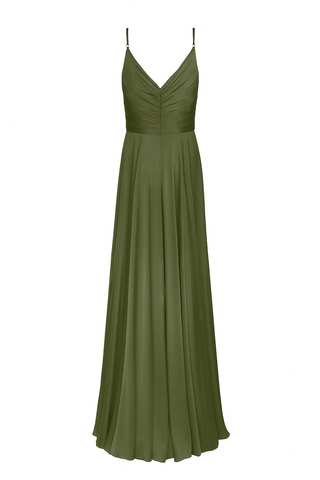 Isla Bridesmaid Dress in Olive Grove