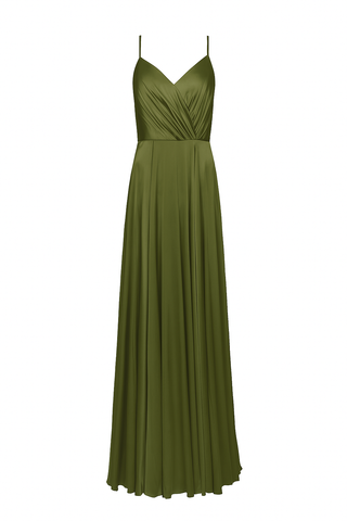 Isla Bridesmaid Dress in Olive Grove
