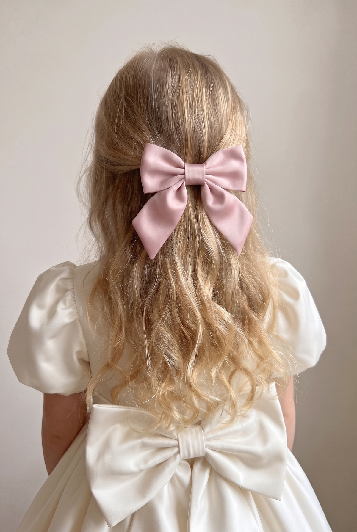 Kids Satin Hair Bow