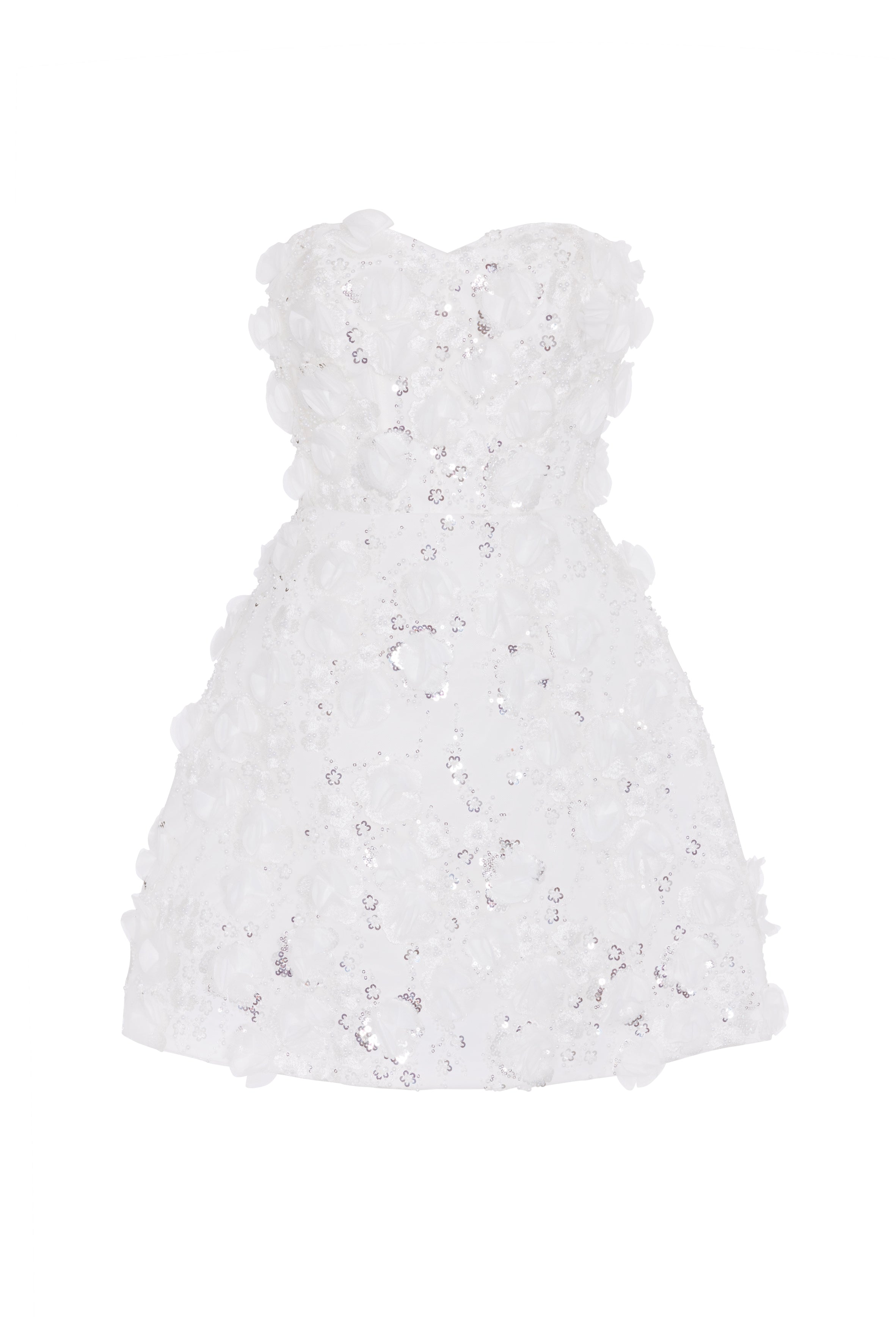 Taylor Bridal Mini Dress in Ivory