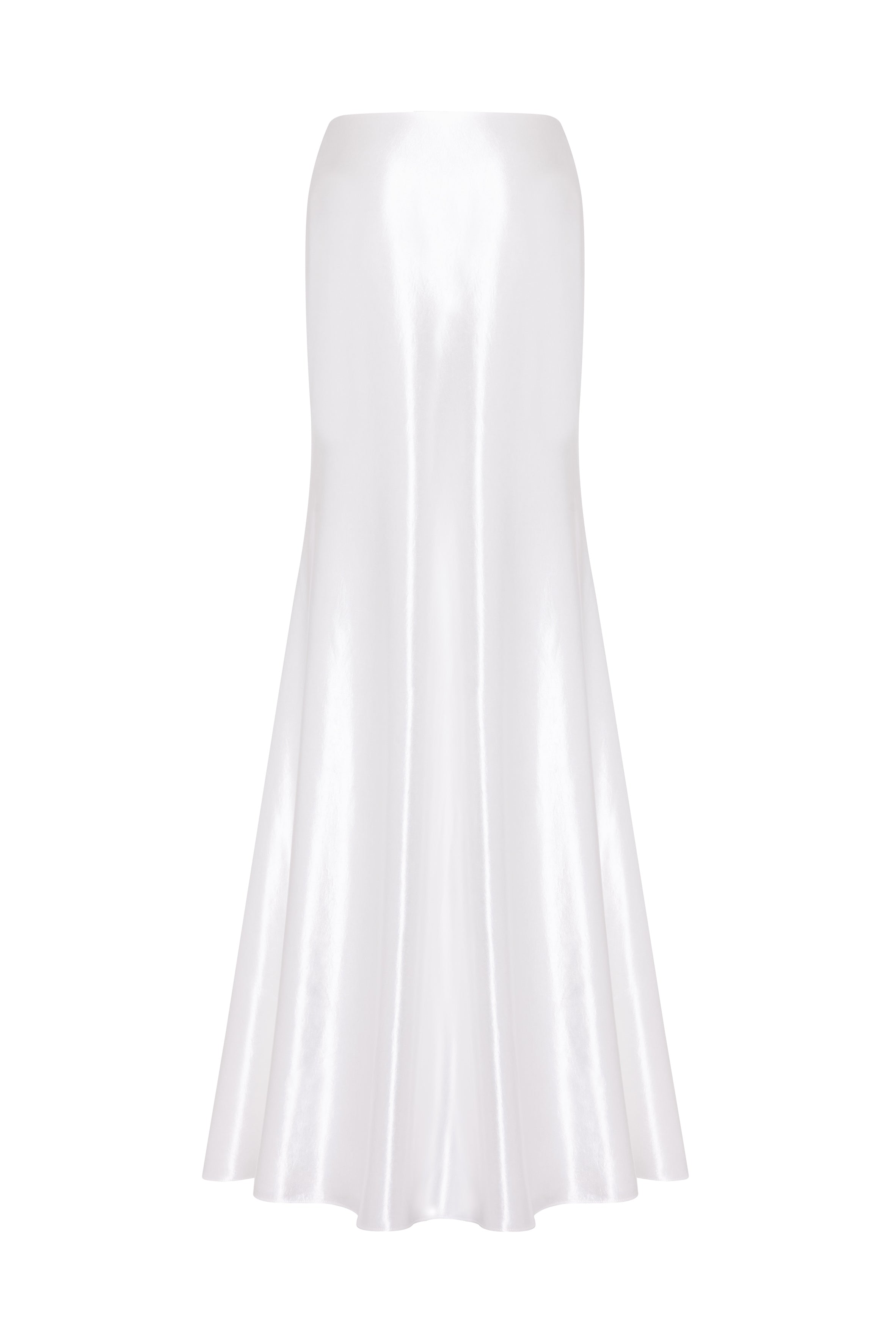 Topaz Bridal Skirt in Ivory Hammered Satin