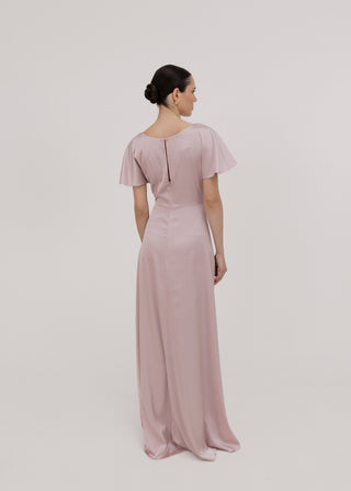Camilla Bridesmaid Dress in Smoked Blush