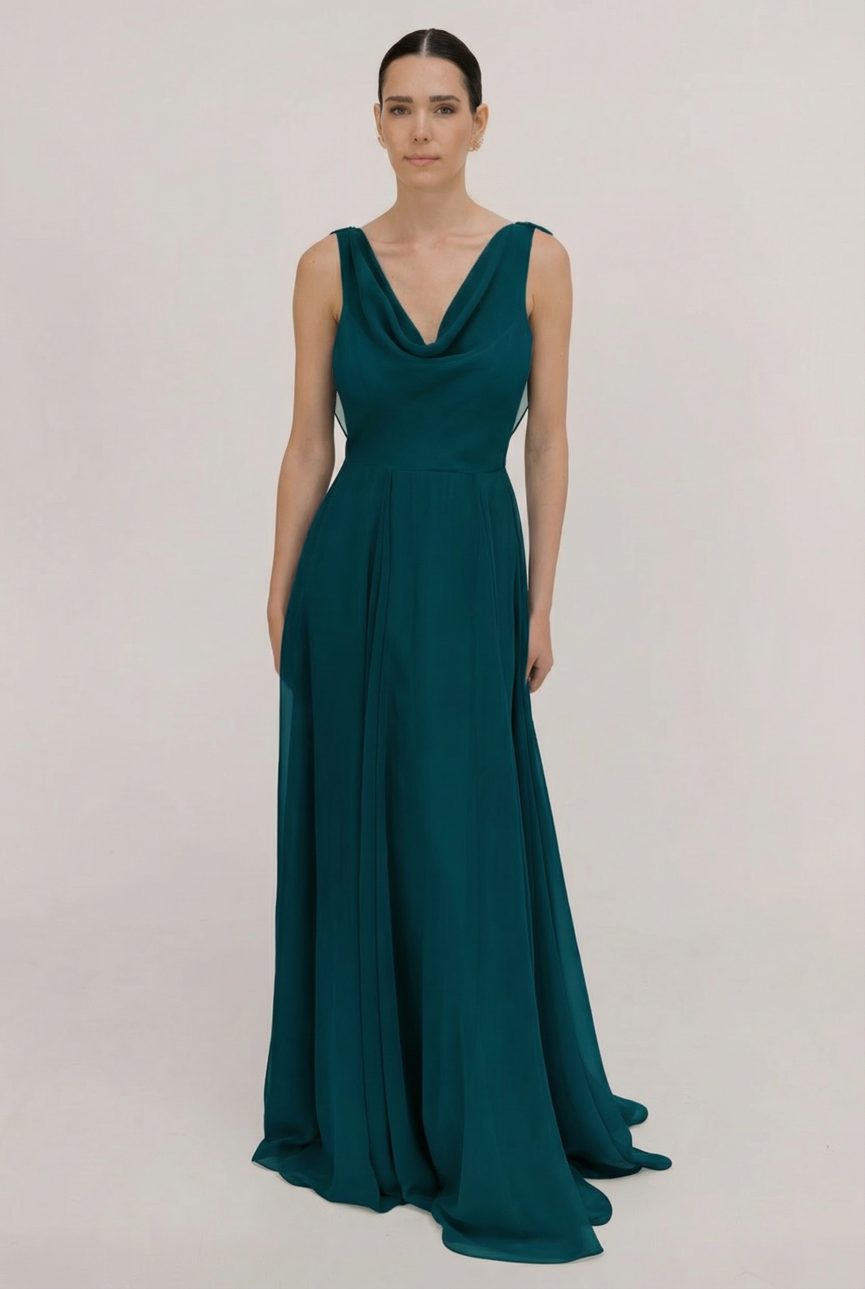 Athena Bridesmaid Dress In Emerald Dawn