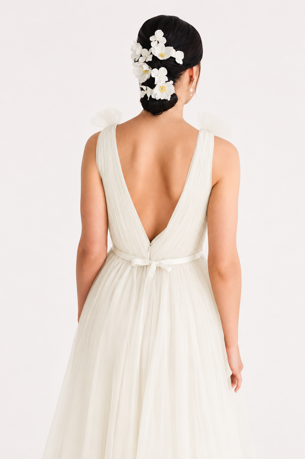 Grace Bridesmaid Dress in Ivory Tulle