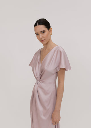 Camilla Bridesmaid Dress in Smoked Blush