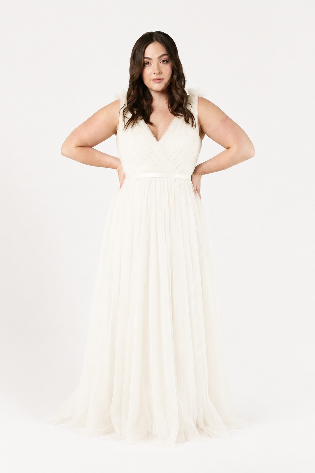 Grace Bridesmaid Dress in Ivory Tulle