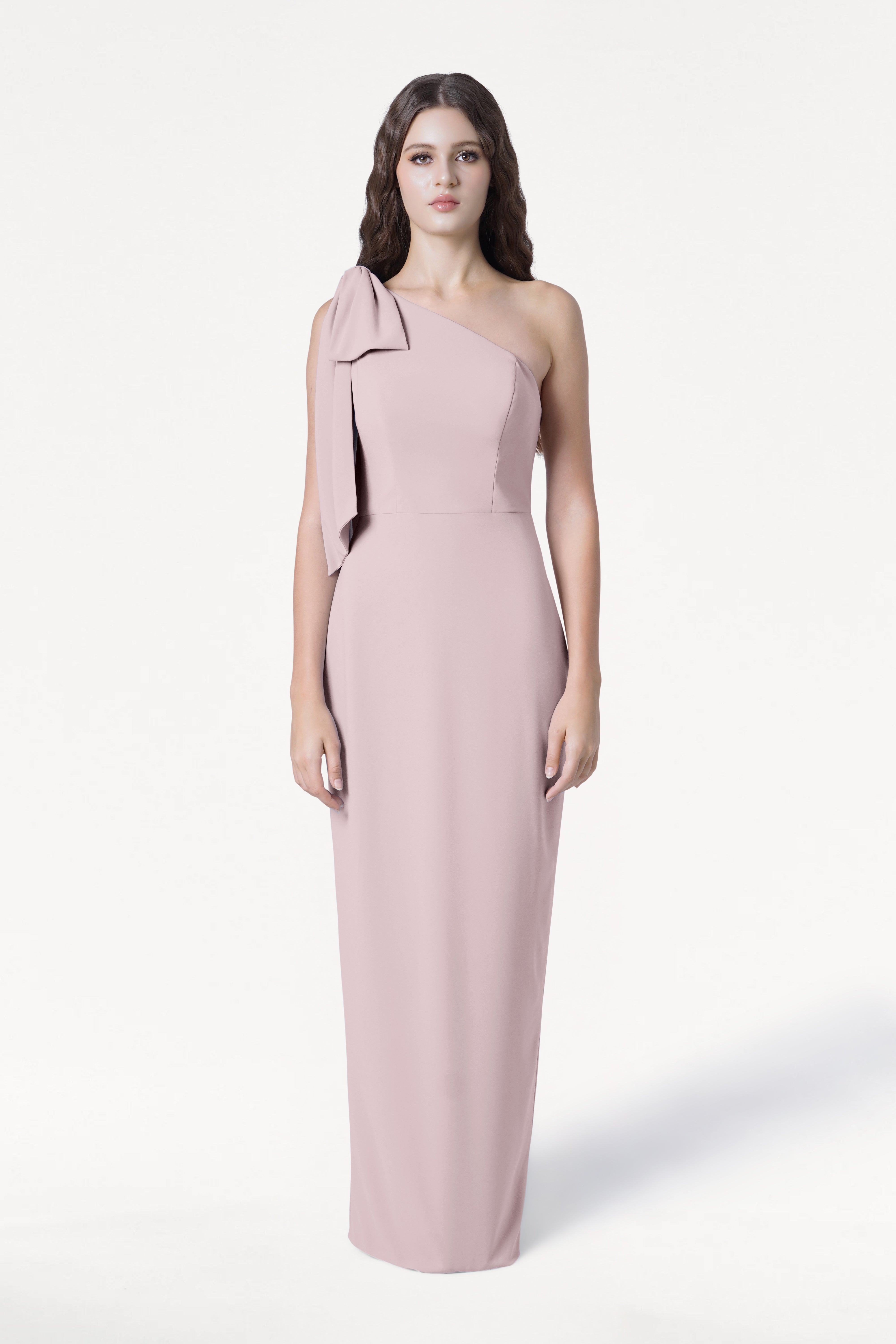 Valentina Bridesmaid Dress in Smoked Blush | TH&TH TH and TH Valentina Bridesmaid Dress in Smoked Blush | TH&TH TH and TH