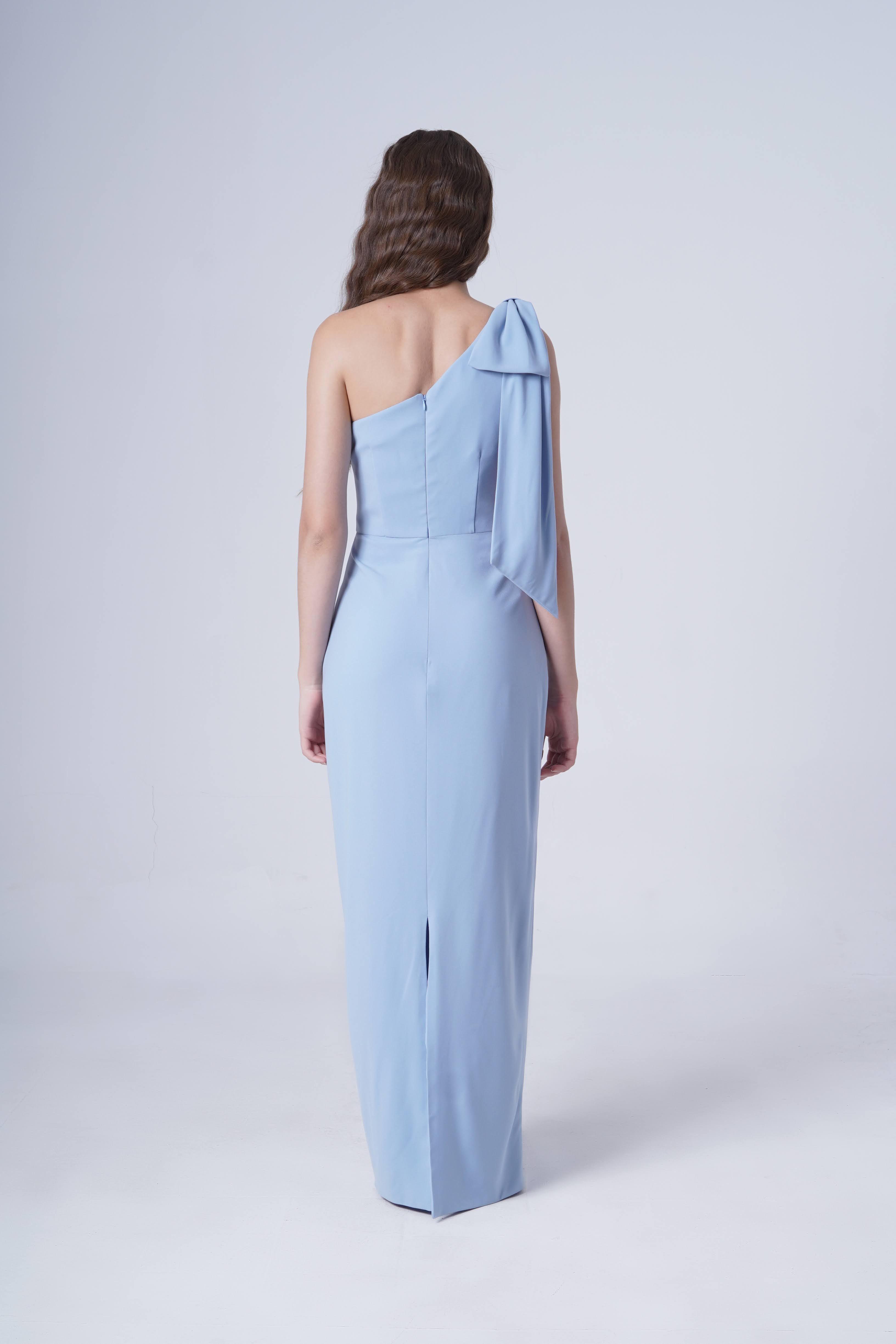 Valentina Bridesmaid Dress in Dusty Blue