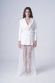 Bacall Bridal Jacket in Ivory