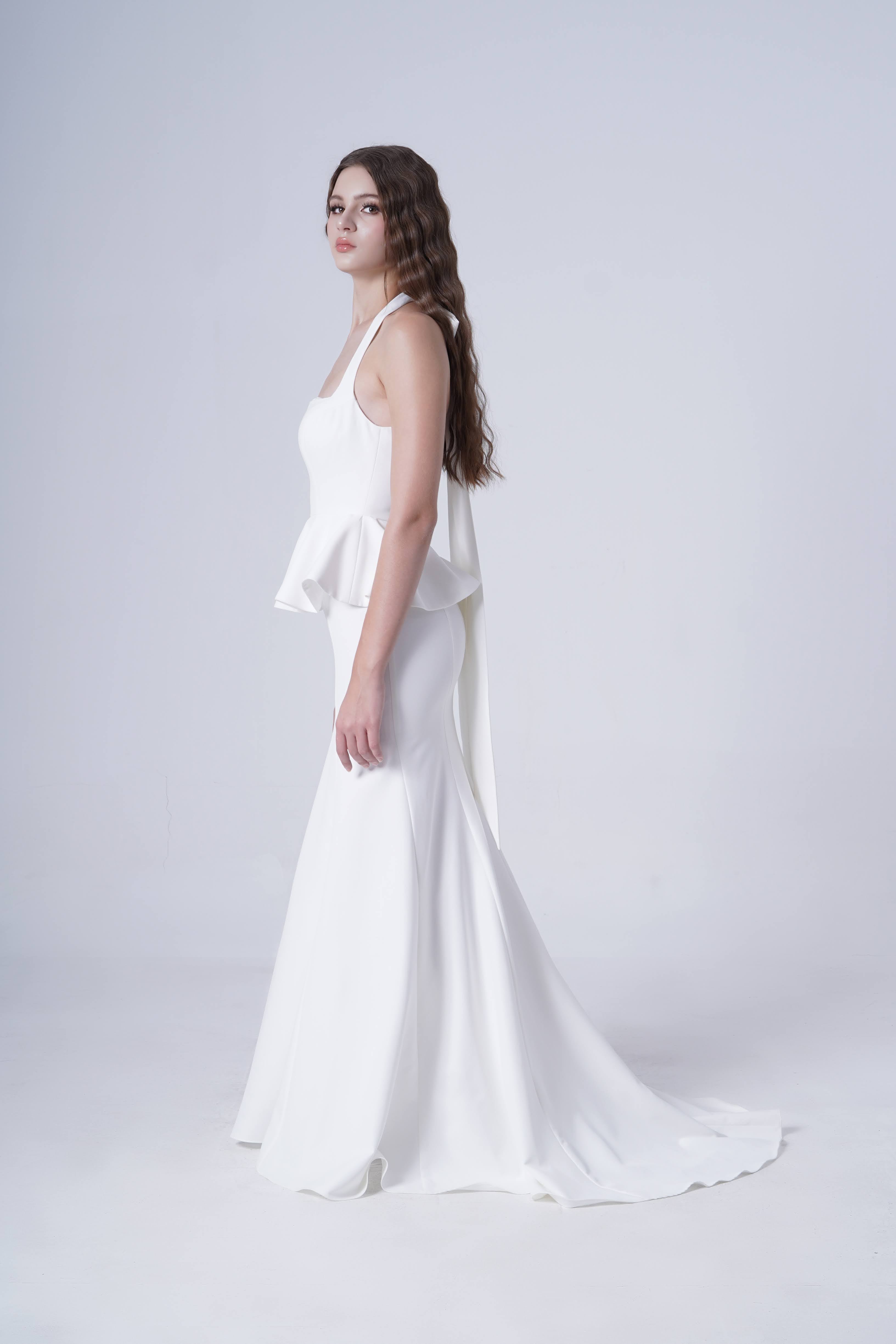 Peony Bridesmaid Dress in Ivory