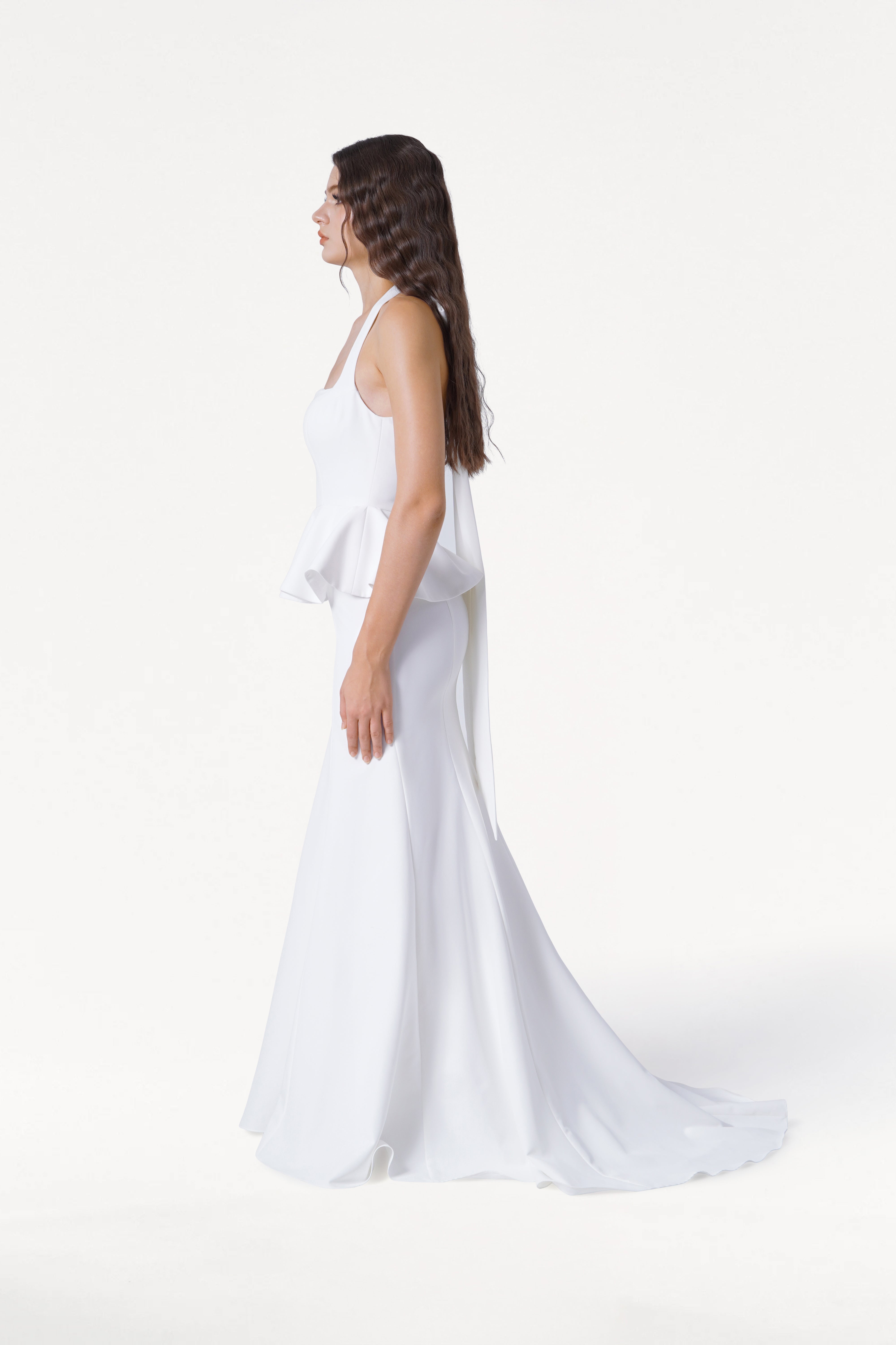 Peony Dress in Ivory