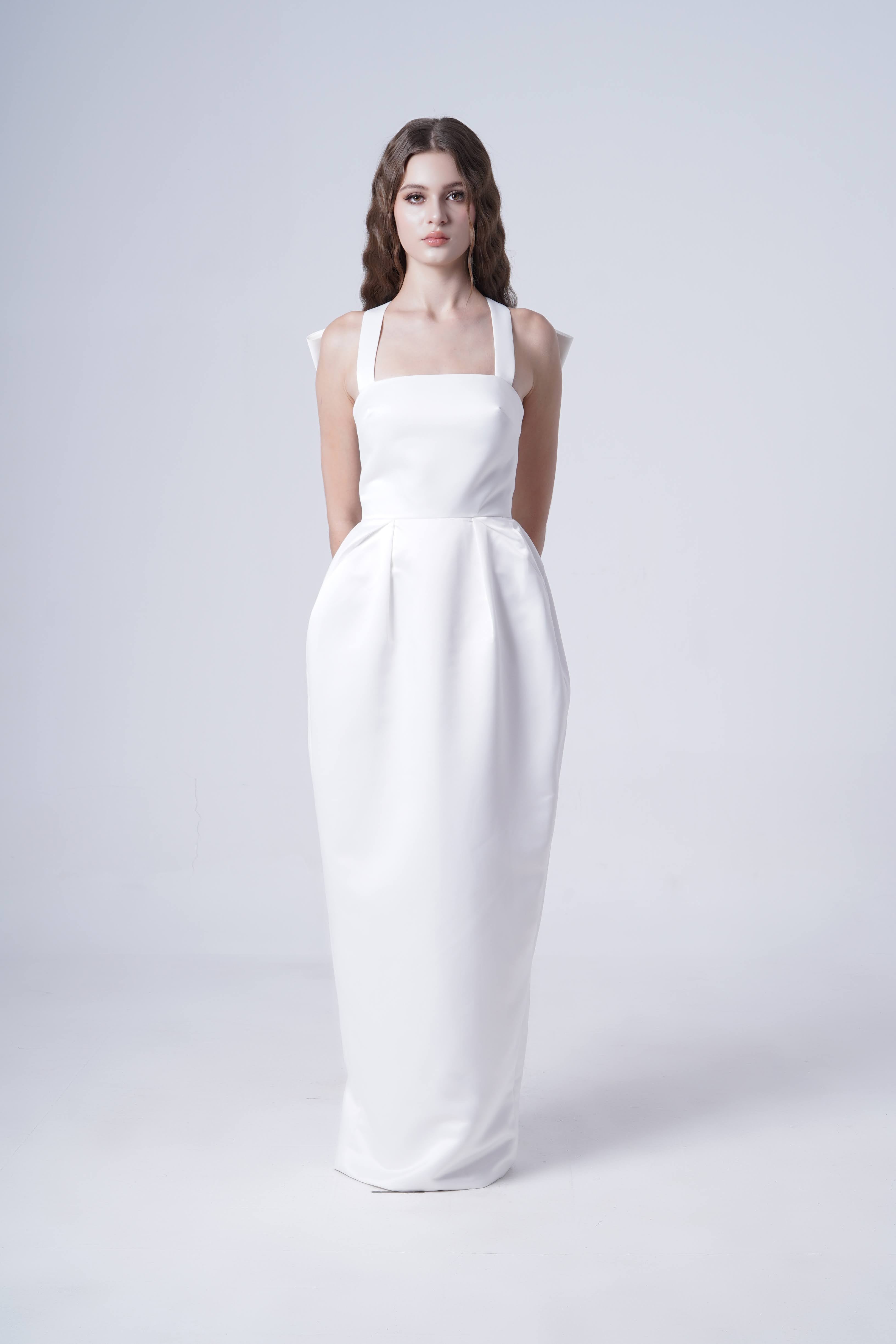 Lotus Bridal Dress in Ivory