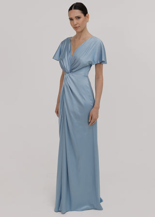 Camilla Bridesmaid Dress in Dusty Blue