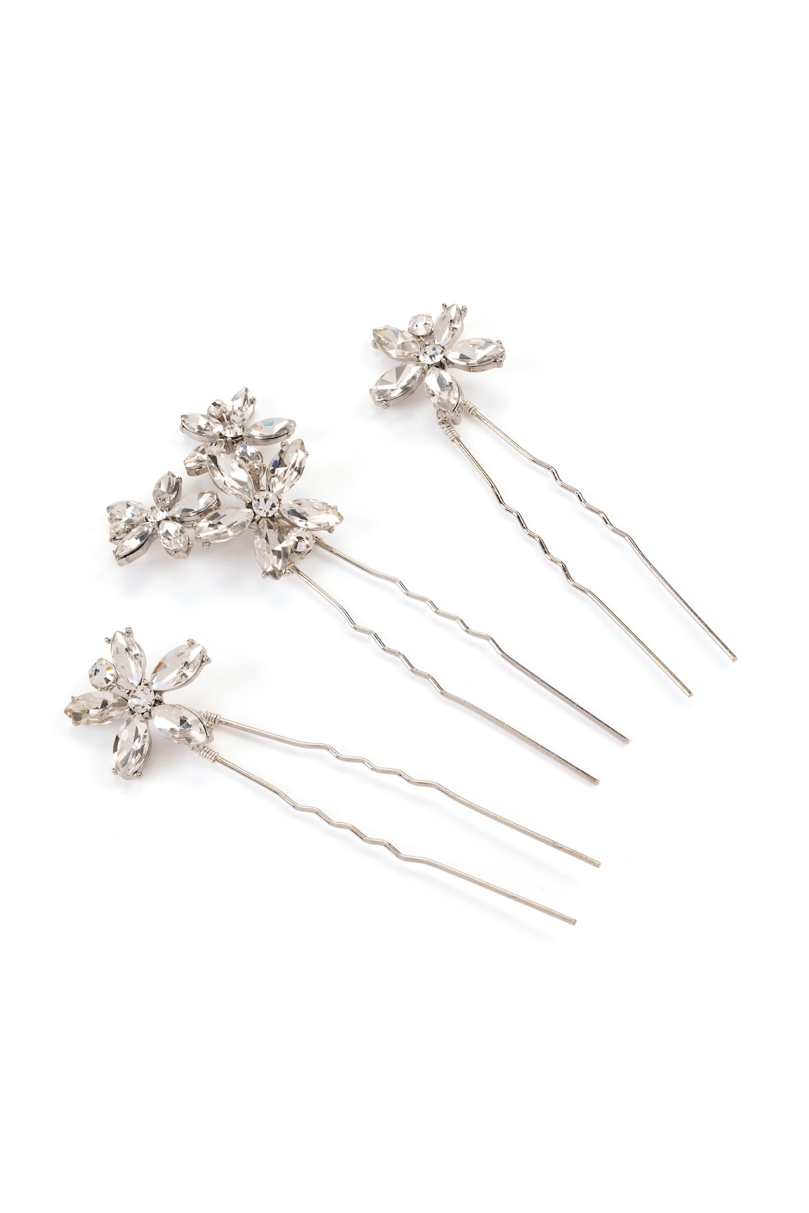 Beaumont floral hair pins