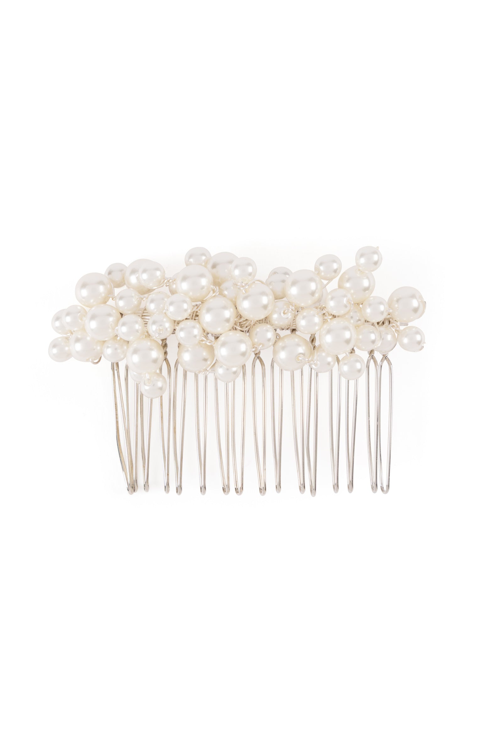 Pearl Cluster Hair Comb