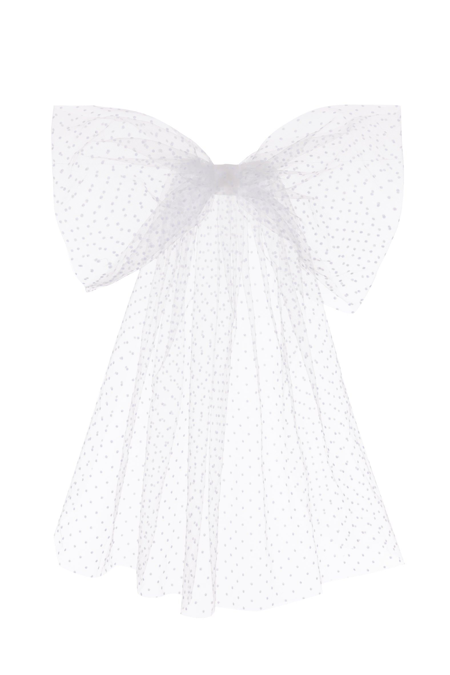 Thea Spot Tulle Bow Veil