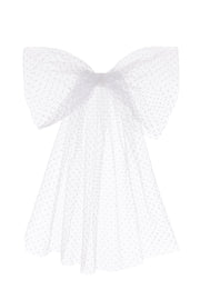 Thea Spot Tulle Bow Veil