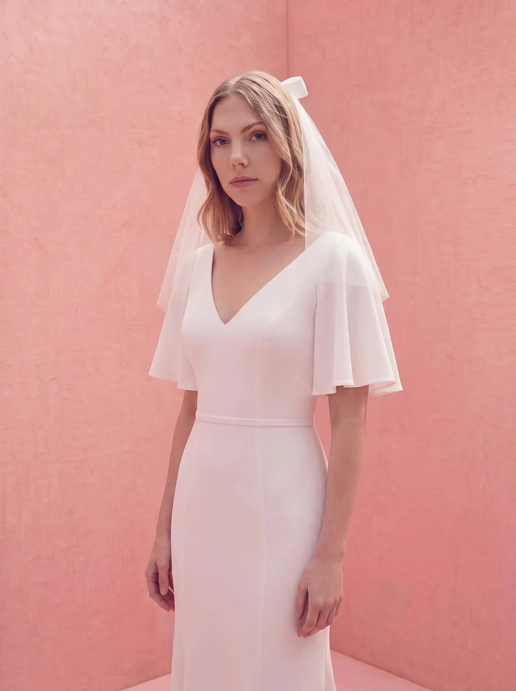 Ariana Top Bow Veil