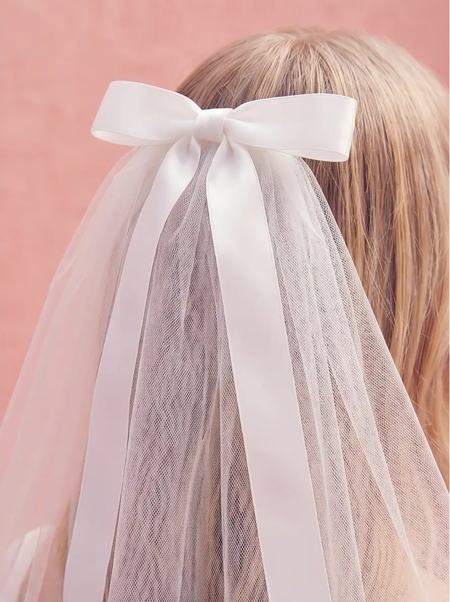 Ariana Top Bow Veil
