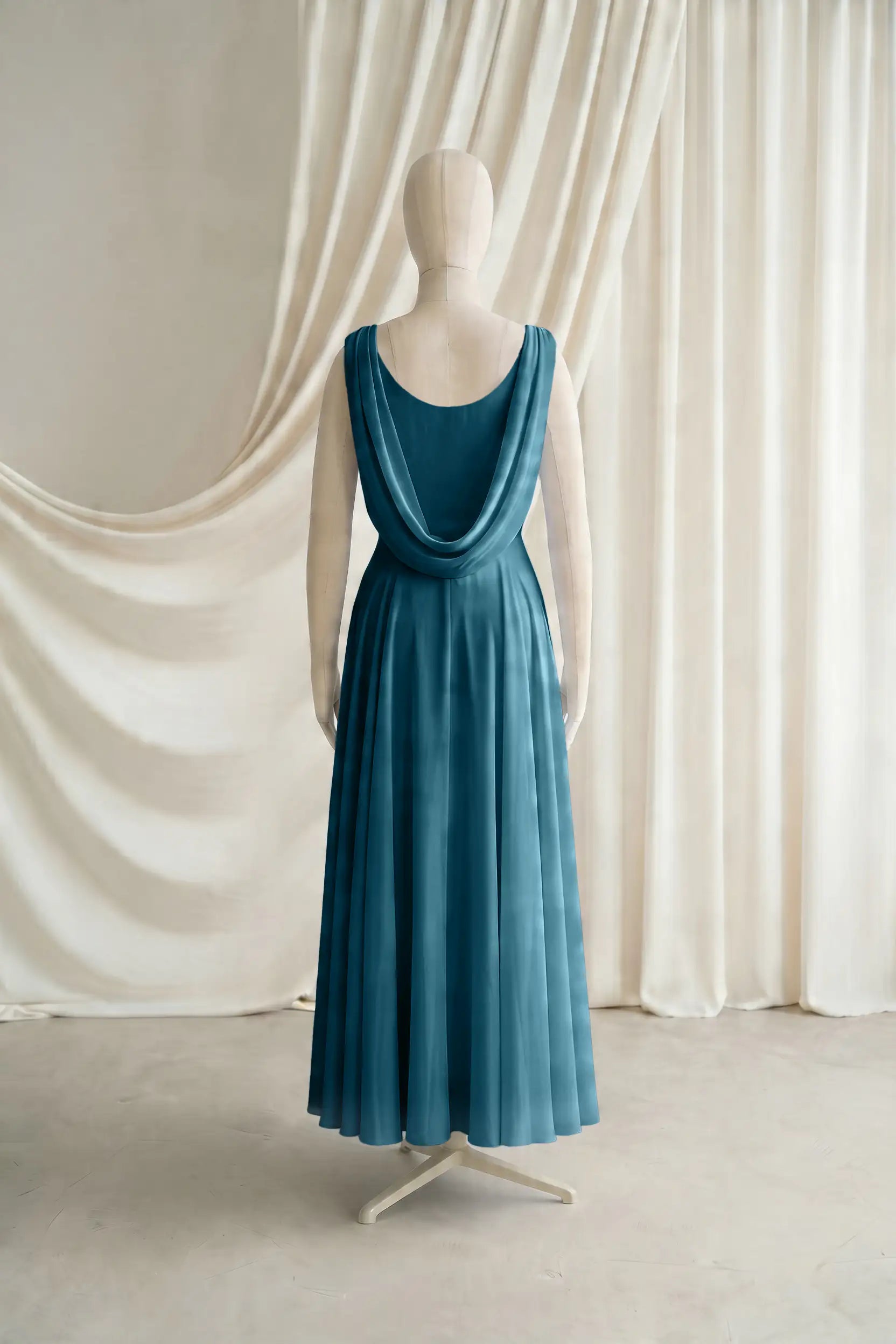 Athena Junior Bridesmaid Dress In Emerald Dawn Chiffon