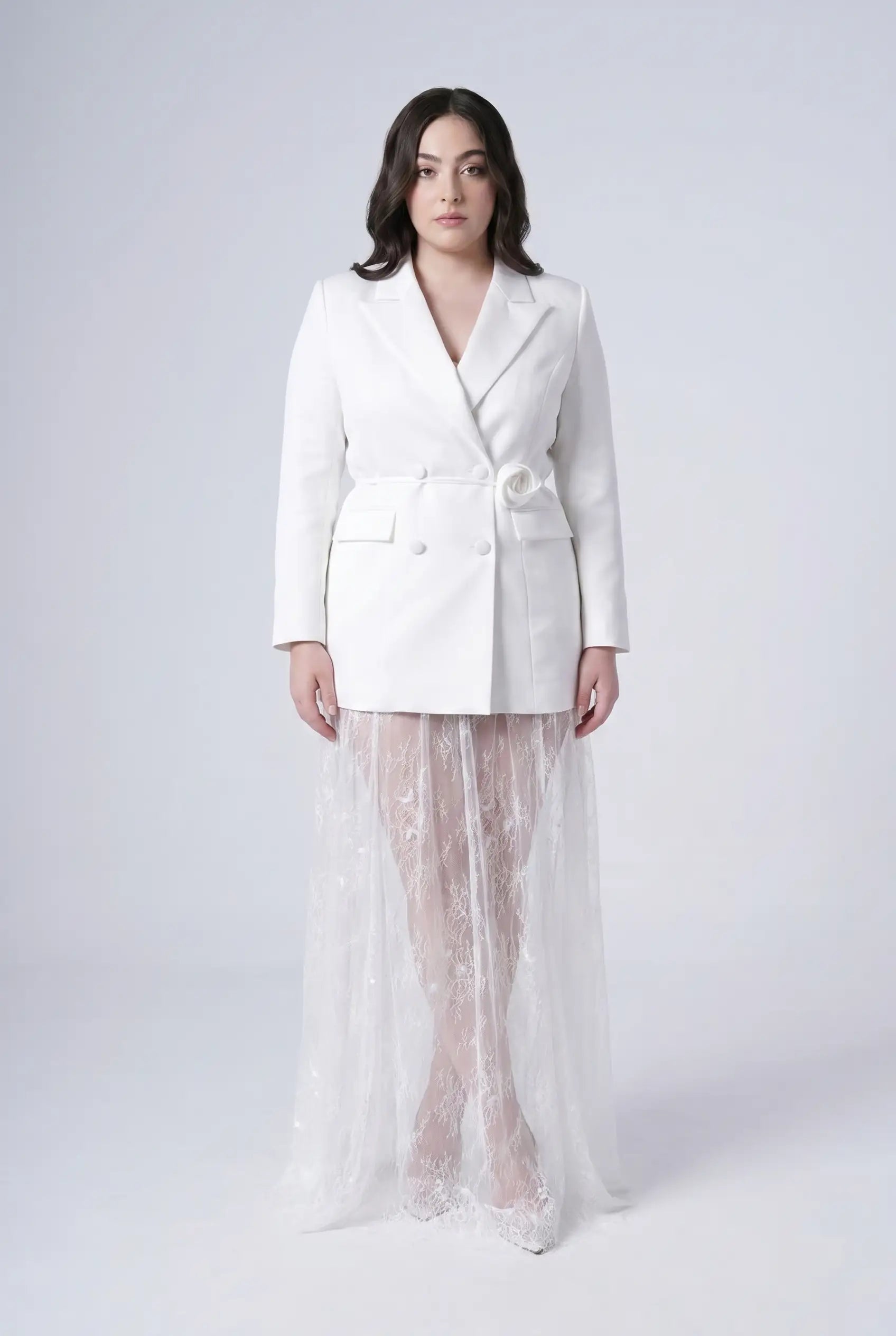 Bacall Bridal Jacket in Ivory