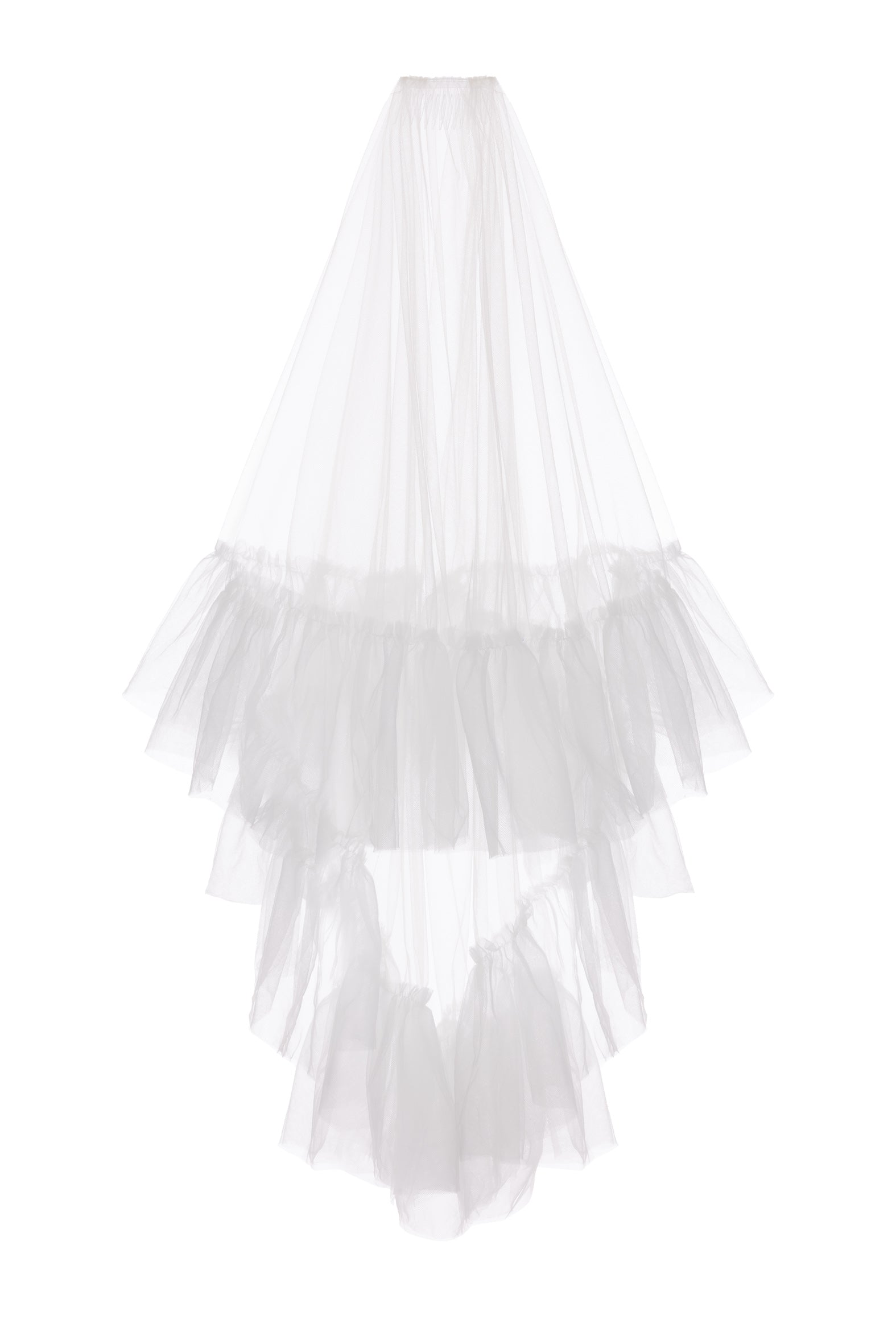 Lola Ruffle Edge Veil