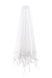 Gigi Scattered Bow Veil