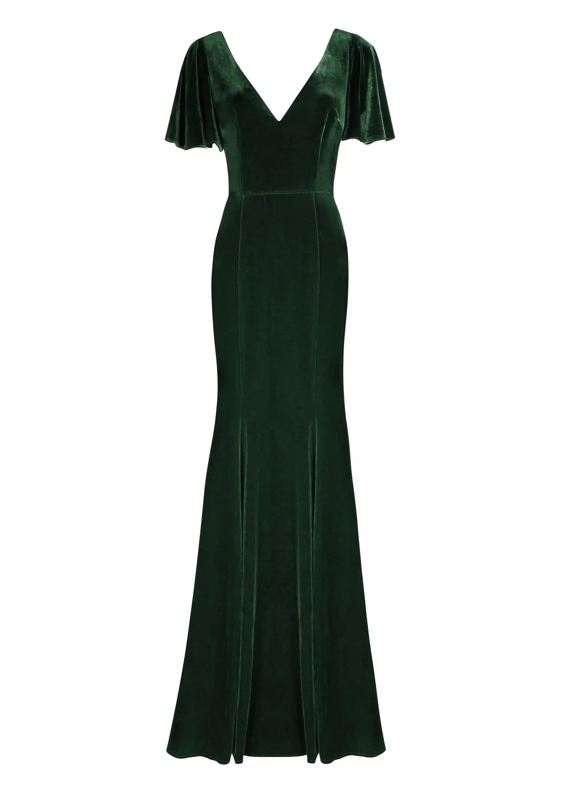 dark forest green bridesmaid dress Nature-Inspired Elegance: Forest Green Bridesmaid Dresses