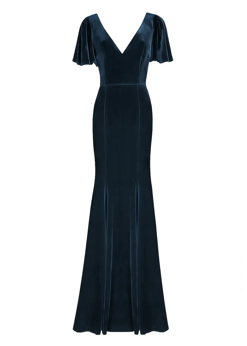 royal blue velvet bridesmaid dresses Royal Blue Velvet One Shoulder Dress