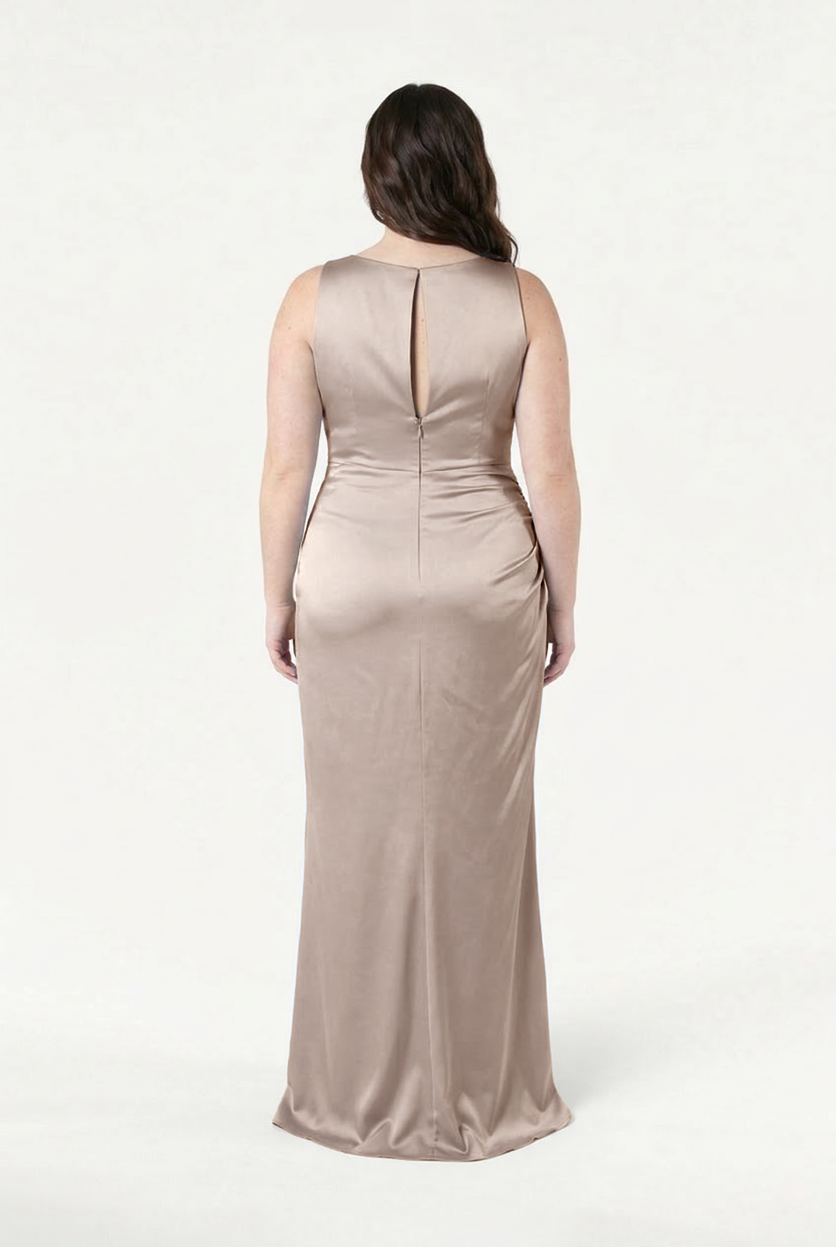 bridesmaid grecian style dresses Malakhai Chiffon Halter Maxi Dress - Pastel Green main image 1