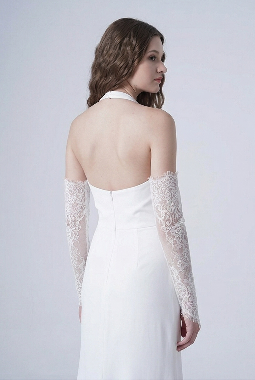 Lace Bridal Sleeves In Ivory