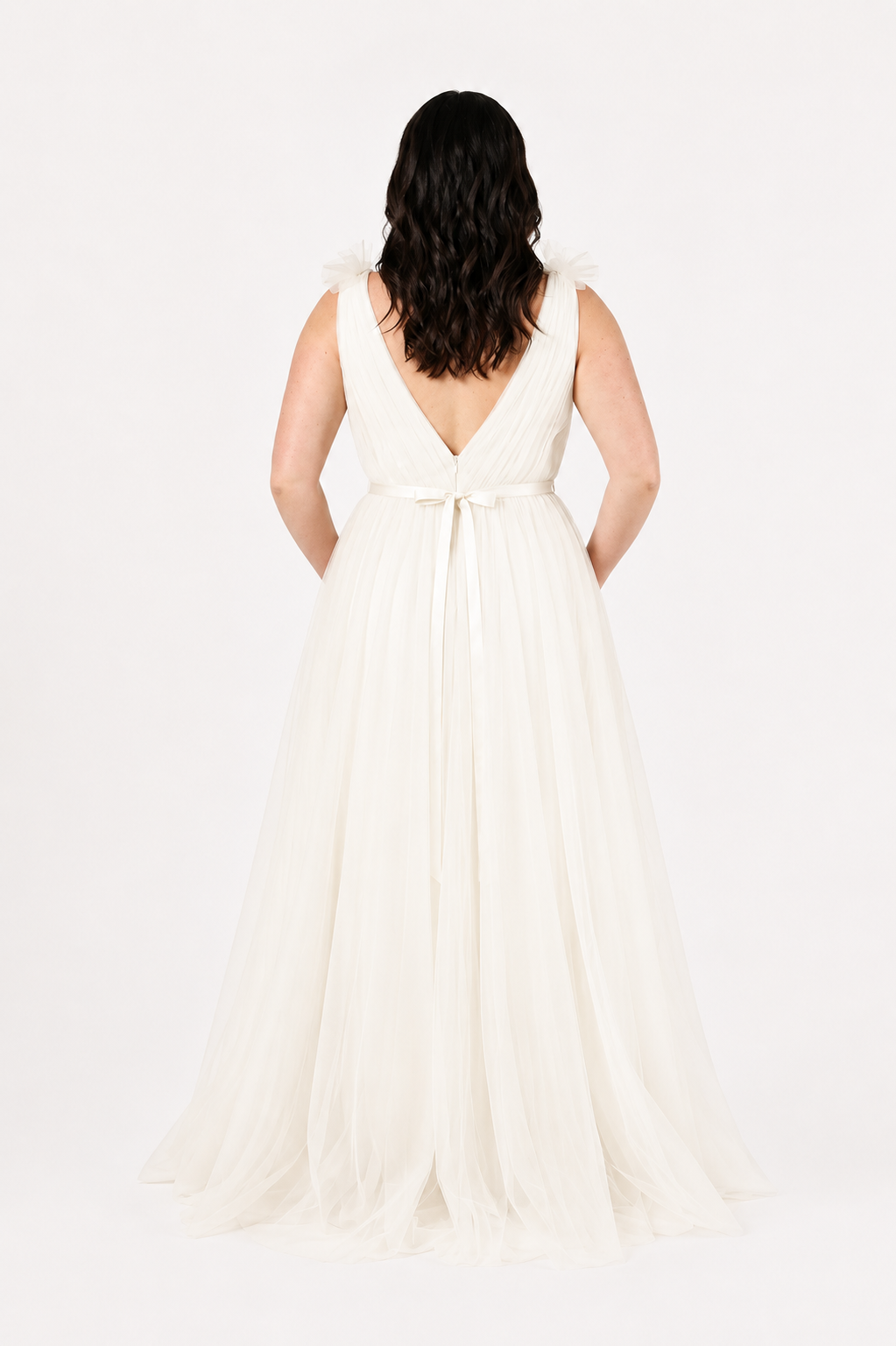 Grace Bridesmaid Dress in Ivory Tulle