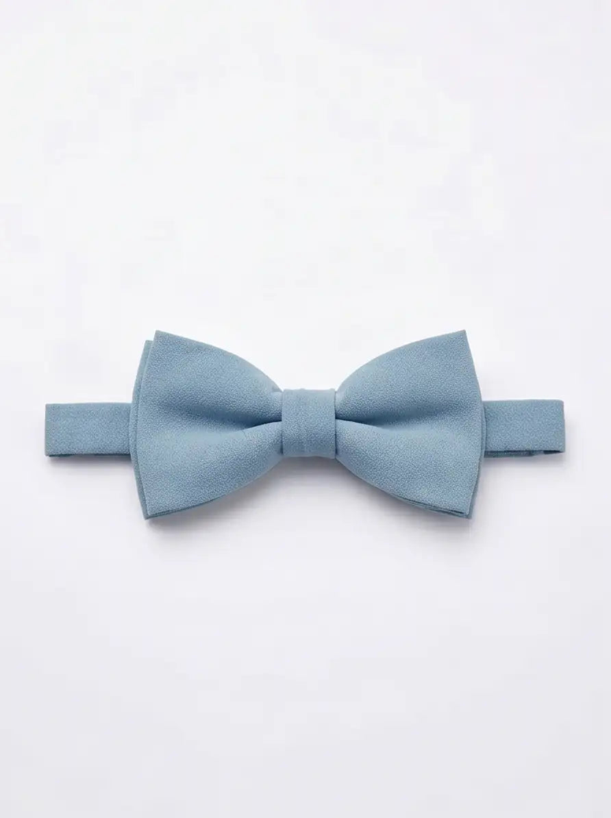 light blue bow ties 