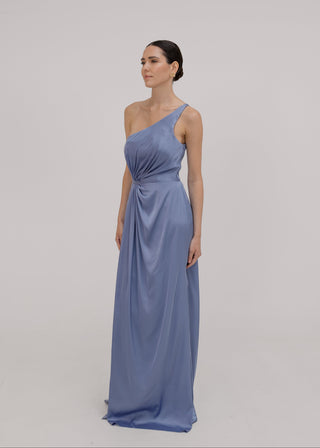 Greta Bridesmaid Dress in French Blue
