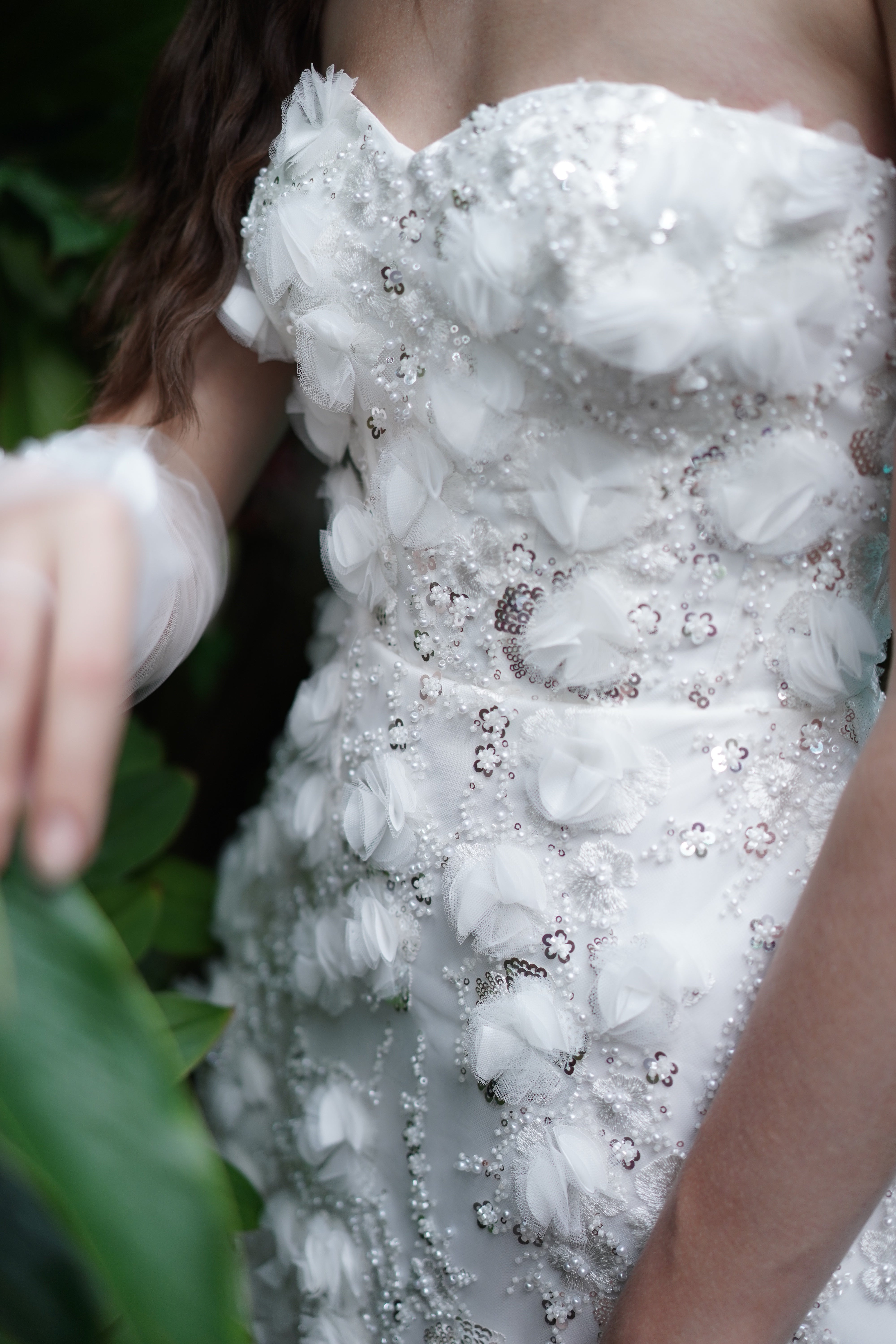 Taylor Bridal Mini Dress in Ivory