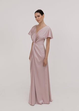 Camilla Bridesmaid Dress in Smoked Blush